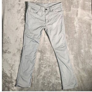 Levi's 510 Jeans Men's 36X32 Gray Skinny Fit Light Wash